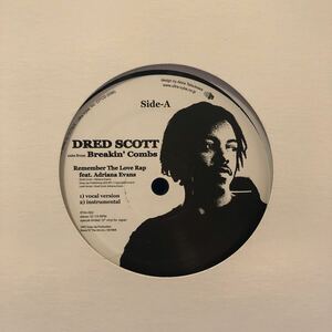 DRED SCOTT REMEMBER THE LOVE RAP 12インチ LP レコード 5点以上落札で送料無料h