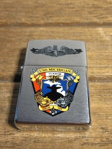 未使用　2005年　潜水艦　ZIPPO　USS MICHIGAN SSGN 727 ジッポー