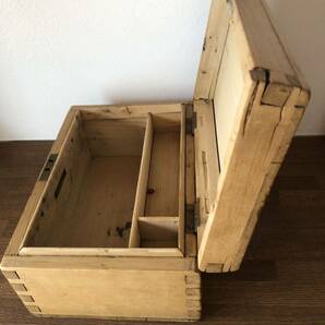 パイン材の木箱 アンティーク ヴィンテージの画像10