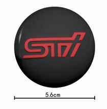 新品　STI デザイン 56mm ホイール センターキャップ　SUBARUスバル_画像10