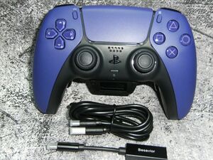 Besavior搭載デュアルセンス 新品 ギャラクティックパープル PS5リモートプレイ不要！