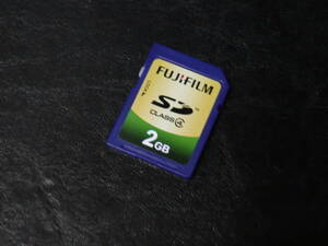  operation guarantee!FUJIFILM SD card 2GB Class ④