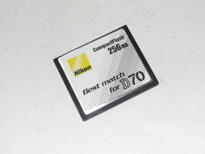 動作保証！Nikon CFカード 256MB