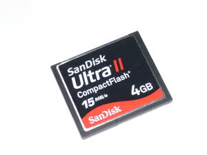 動作保証！SanDisk UltraⅡ CFカード 4GB