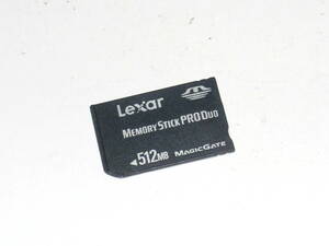 動作保証！Lexar メモリースティック PRODuo 512MB