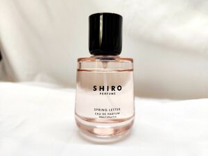 50ml【ほぼ未使用】SHIRO スプリングレター EDP 50ml シロ SPRING LETTER オードパルファン