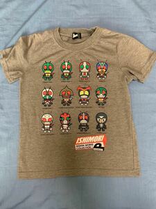 古着 仮面ライダー　Tシャツ 半袖Tシャツ パーソンワークス　120cm TORA KIDS キッズ 子供 男の子 ボーイズ グレー　灰色　半そでTシャツ