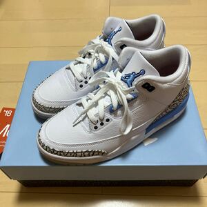 nike air jordan 3 unc 25.5センチ