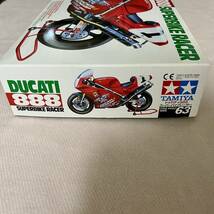当時もの　タミヤ 1/12 ドゥカティ888 スーパーバイクレーサー 未組立 1000円スタート_画像2