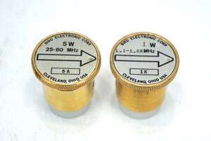 ★☆BIRD ELECTRONIC CORP 5W/25-60MHz 1W1.1-1.8ｋMHz 2点☆★