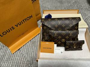 ルイヴィトン LOUIS VUITTON ポシェットキリガミ3点セット 新品未使用 訳あり1円から ポーチ クラッチバッグ