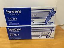 brother　ブラザー　純正品　トナーカートリッジ　TN-25J　ドラムユニット　DR-20J　セット　_画像1