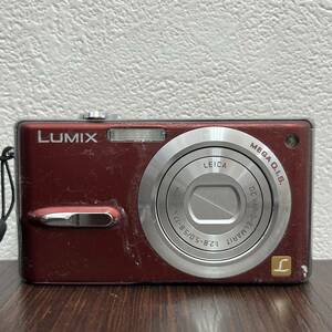 Panasonic パナソニック LUMIX ルミックス コンパクトデジタルカメラ DMC-FX9-R レッド 赤 通電OK 付属あり ベタあり ジャンク レトロ