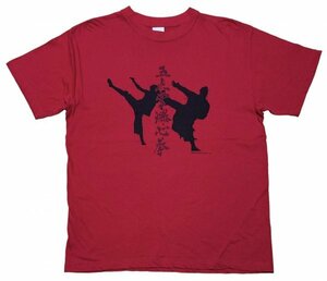 極美 00s KILL BILL キル・ビル 五点掌爆心拳 プリント 半袖 Tシャツ / 映画 クエンティン・タランティーノ 2004年