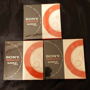 SONY SUPER A　A5-60（5号） 【1968年8月〜1979年1月】★超激レアデッドストック新品未開封品★『SONY標準オープンリールテープ』3本set！