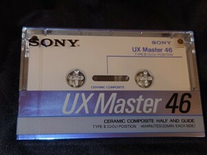 SONY UX Master 46 TypeⅡ High position【1987年ファーストモデル】★激レア★『カセットテープ史上最高峰の最強ハイポジションテープ！』