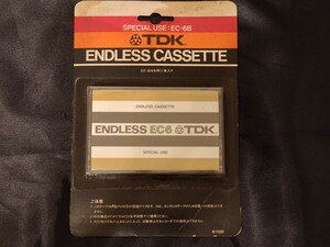 TDK ENDLESS EC6 Type Ⅰ Normal position【1977年頃初代モデル】★超絶激鬼レア★☆パッケージ包装☆『TDK C-6エンドレステープ！！』