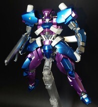 HG 1/144 機動戦士ガンダム 鉄血のオルフェンズ 百錬 アミダ機 メタリック塗装 全塗装完成品 ガンプラ 正規品 同梱歓迎_画像2