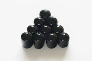 * new goods * free shipping * RCA terminal cap 10 piece set ( black )