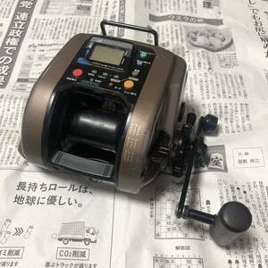 (62)Daiwa TANACOM SS-60 イカ名人 電動リール ダイワ タナコン ウッドノブ ケーブル付 釣り具 フィッシング