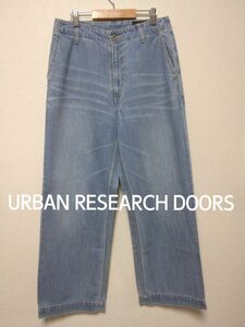 【裾上げ済み】URBAN RESEARCH DOORS ◆ デニムワイドパンツ　ジーンズ　サイズ40