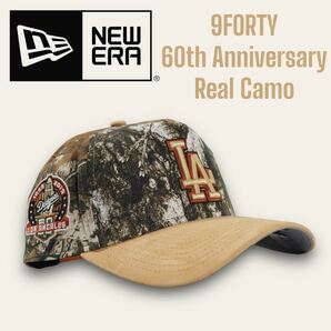 ●New Era 9FORTY Los Angeles Dodgers Real Tree Suede A-Frame Cap / 大谷翔平　山本由伸 ロサンゼルス ドジャース キャップ