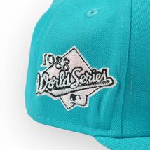 【日本未発売 NewEra Los Angeles 1988 World Series 59Fifty Cap 7 5/8 /ティファニーブルー 大谷翔平 ロサンゼルスドジャース キャップ_画像6