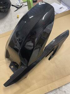 z900rs A-TECHブラックダイヤモンドカーボンリアフェンダー極上品　エーテック