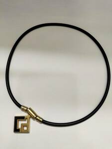 Colantotteko Ran toteTAO necklace 47cm Gold x black magnetic necklace health device 