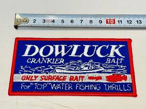 ★DOWLUCK ワッペン EVISUジーンズ バスフィッシング トップウォーター 正規品　美品★