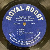 (10inch) Johnny Smith Quintet - Jazz At NBC【RLP410】アメリカ盤 Royal Roost DG Flat ジョニー・スミス - ヴァーモントの月_画像6