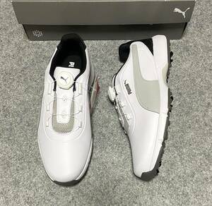 新品◇PUMA GOLF プーマ ゴルフ◇26.0㎝ ◇ゴルフシューズ ドライブ フュージョン ディスク スパイクシューズ