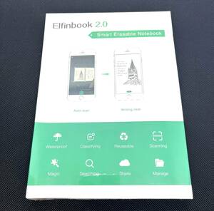 未開封品　Elfinbook　2.0　ソフトウェア　スマートに消せるノート　エルフィンブック　消して繰り返し使えるノート　文具/3384-2