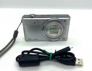 中古　美品　Panasonic パナソニック　LUMIX DMC-SZ9 コンパクトデジタルカメラ　動作未確認　デジカメ　シルバー/2313