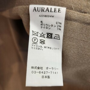 AURALEE オーラリー 22SS WOOL DOUBLE CLOTH HAND SEWN BLOUSON 手縫い ブルゾンの画像6