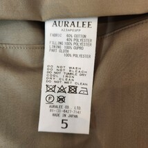 AURALEE オーラリー　23AW　FINX POLYESTER CHAMBRAY PANTS　A23AP03FP　SIZE 5_画像9