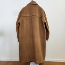 AURALEE オーラリー　22AW　WOOL HERINGBONE PILE DUFFLE COAT　SIZE 4　A22AC01WH　ヘリンボーン　ダッフルコート_画像4