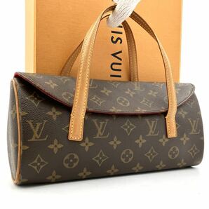 【1円スタート♪/極美品】LOUIS VUITTON ルイ ヴィトン モノグラム ソナチネ M51902 ハンドバッグ レザー ブラウン 手提げ ミニバッグの画像1