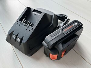 新品未使用　アイリスオーヤマ　１８Ｖ充電器　ブラック　ＤＢＬＣ１８&バッテリー DBL1820 18V セット