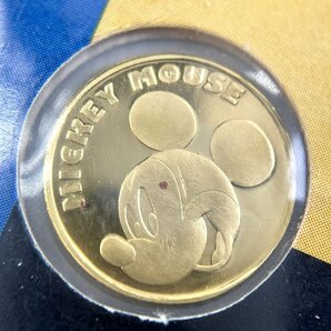 未開封 ディズニー ミッキーマウス 金貨 1/25オンス 純金 K24 コイン Disney[03-3762の画像1
