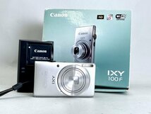 Canon キヤノン IXY 100F PC1896 コンパクトデジタルカメラ 可動 箱付[03-3658_画像1