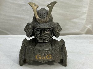 ニッカ G&G ウイスキーボトル装飾 金属製 武士 甲冑 鎧兜[19467