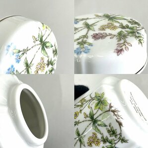 Villeroy&Boch ビレロイ＆ボッホ ボンボニエール・Petite Fleurt トレイ・MELROSES LTD メルローズ 紅茶入れ[03-3803の画像9