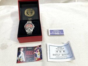 SEIKO セイコー ONE PIECE ワンピース FILM RED 公開記念ウォッチ クォーツ 限定2000本 可動品 タバコ臭あり[19481