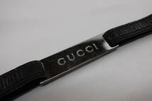 ★パケット発送/同梱不可【B送400円】　153　GUCCI　グッチ　キーホルダー　キーリング　ストラップ　黒　箱付き_画像2