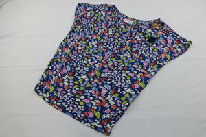 【送900円】　768　TSUMORI CHISATO　ツモリチサト　レディース　ビッグシルエットカットソー　総柄　2　レーヨン×絹　日本製