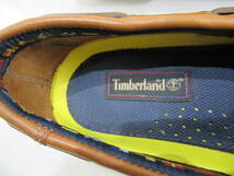 【送900円】823　Timberland ティンバーランド　デッキシューズ　靴　キャメル　ブラウン系　10.5M　レザーアッパー_画像7