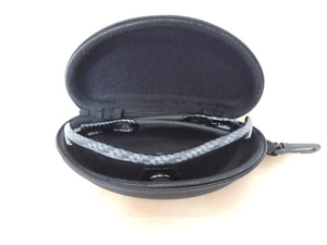  sunglasses for hard case strong glasses case black black color * pictured sunglasses is Oacley radar. sunglasses is not attached 