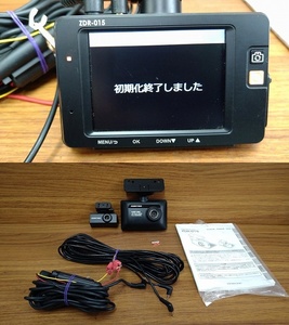 ドライブレコーダー ドラレコ コムテック ZDR-015 前後 カメラ 2 カメラ 　microSD　32GB　取扱説明書　付　
