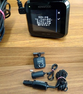 ドライブレコーダー ドラレコ KENWOOD DRV-355 カメラ 　microSD 32GB 付